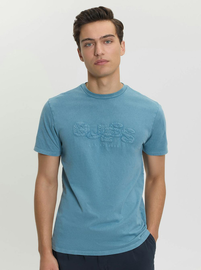 T-shirt homme à motif 100% coton 'Deeluxe' - Blanc - 0.00