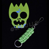 My Zombie Bodyguard Self-Defense Key Chain GREEN-BLUE ACCENTS.