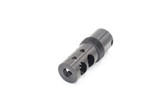 .308-Compatible (5/8" X 24UNEF Inner Thread) Chromoly Two-Port Muzzle Brake w/ 3/4 NPT Outer Thread