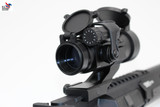 Elevated Mount  Dual Color, Dot-Reticle Optical Sight