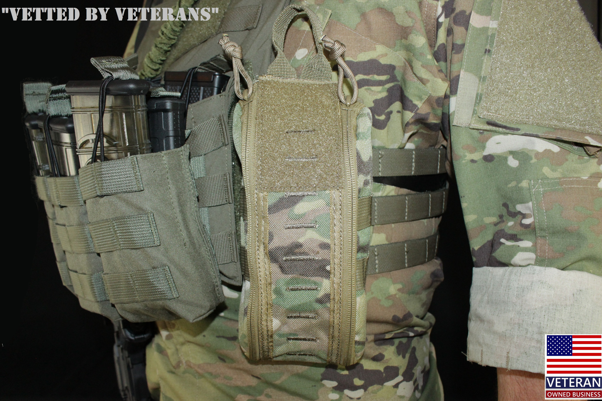 IFAK(Individual First Aid Kit)-Fully Stocked-Multicam. - JAGER PMC