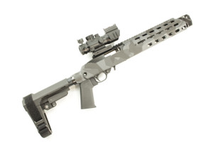 10/22 Charger Pistol-Black "Dazzle" Cerakote-"Konverter" Chassis