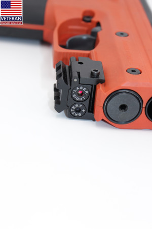 Fast-React Push Button Red Laser