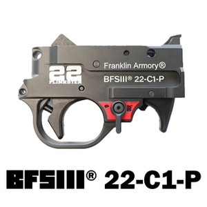 Franklin Armory 22 Plinkster Edition 22-C1-P Rifle Trigger Complete Trigger Pack with BFSIII Franklin Armory 22 Plinkster Edition 22-C1-P Rifle Trigger Complete Trigger Pack with BFSIII