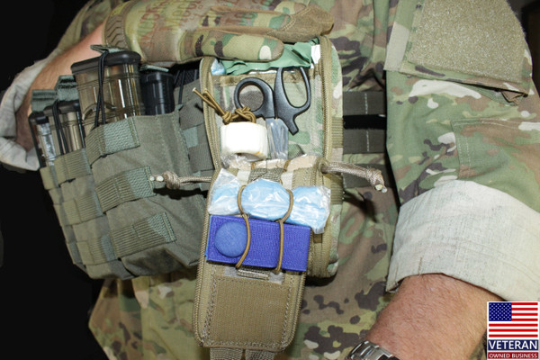 IFAK(Individual First Aid Kit)-Fully Stocked-Multicam.