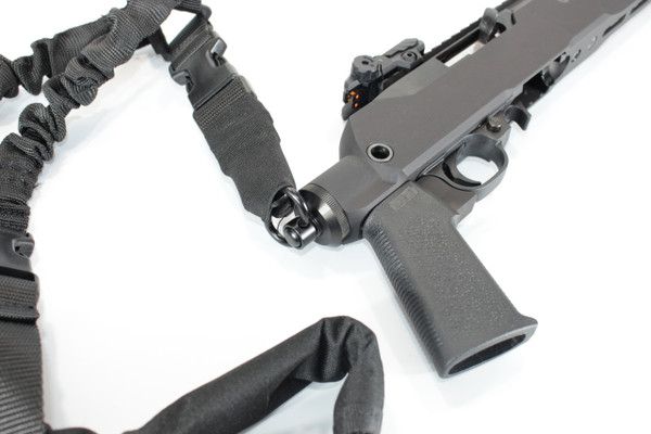 10/22 Charger Pistol Chassis-3 Piece, Full Throat Brake- BLACK TYPE III ANODIZED