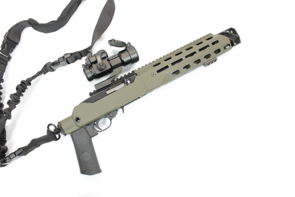 OLIVE DRAB CERAKOTE-RUGER 10/22 RIFLE AND CHARGER PISTOL CHASSIS