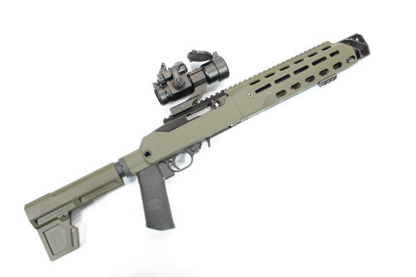 OLIVE DRAB CERAKOTE-RUGER 10/22 RIFLE AND CHARGER PISTOL CHASSIS