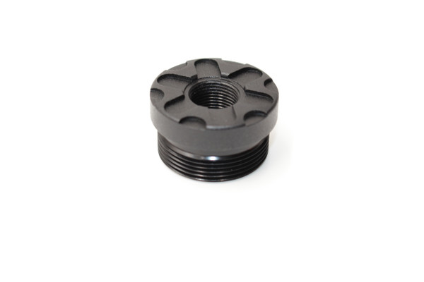 1.26"/32MM OD Barrel Shroud Cap, Threaded-1/2"x28,