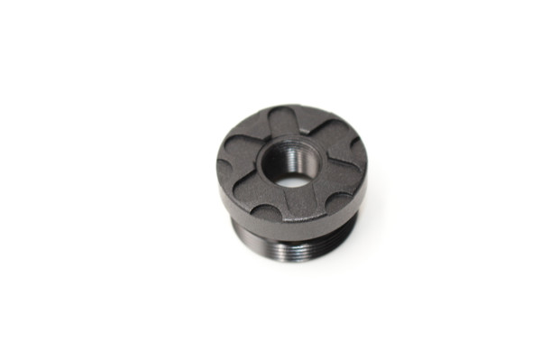 1.26"/32MM OD Barrel Shroud Cap, Threaded-1/2"x28,