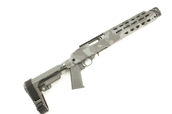BLACK "DAZZLE" CERAKOTE-RUGER 10/22 RIFLE AND 10/22 CHARGER PISTOL CHASSIS