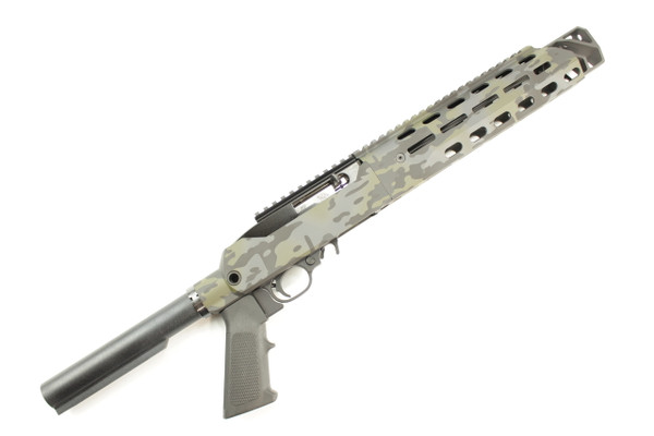 BLACK MULTI-CAM CERAKOTE-RUGER 10/22 RIFLE AND 10/22 CHARGER PISTOL CHASSIS