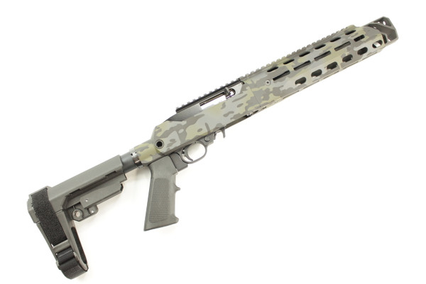 BLACK MULTI-CAM CERAKOTE-RUGER 10/22 RIFLE AND 10/22 CHARGER PISTOL CHASSIS