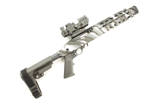 10/22 Charger Pistol ALPINE TIGER STRIPE Cerakote-"Konverter" Chassis