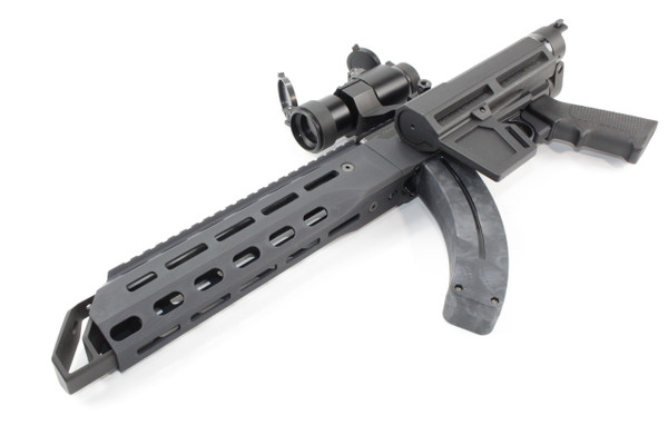 Folding Brace Anodized 10/22 Ruger Charger-"Konverter" Chassis-45° Full Throat Brake