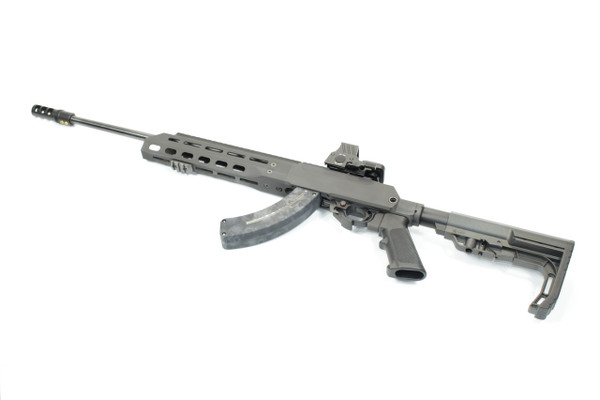 BLACK TYPE III HARD ANODIZED-RUGER 10/22 RIFLE in JÄGER KONVERTER Chassis
