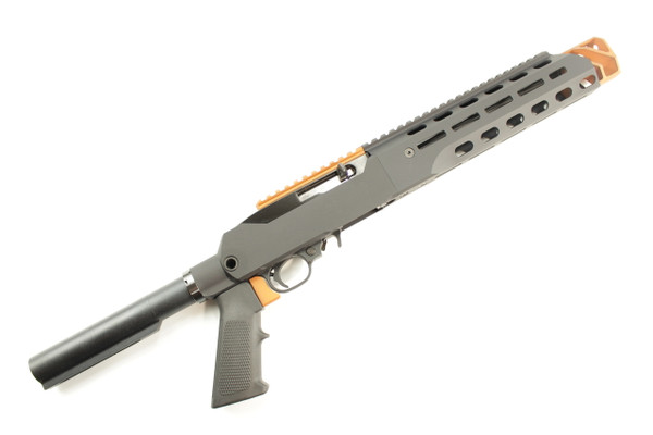 10/22 Charger Pistol-Black Anodized Body-"Tequila Sunrise" Cerakote Accents-"Konverter" Chassis