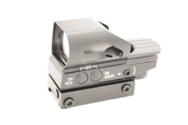 Narrow Profile, Multi-Reticle/Multi-Color Optical Sight w/ Electronic Switch