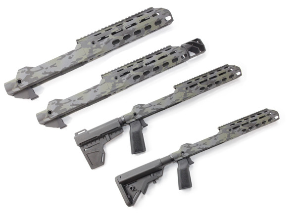 BLACK MULTI-CAM CERAKOTE-RUGER 10/22 RIFLE AND 10/22 CHARGER PISTOL CHASSIS