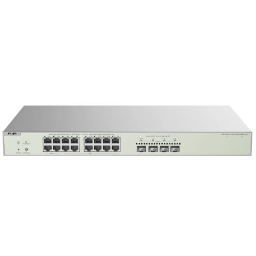 Reyee 16-Port MG L2 Managed Switch with 4 x PoE++ Ports, 12 x PoE+ Port