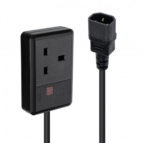 3m C14 Plug to UK 3-Pin Socket Power Cable