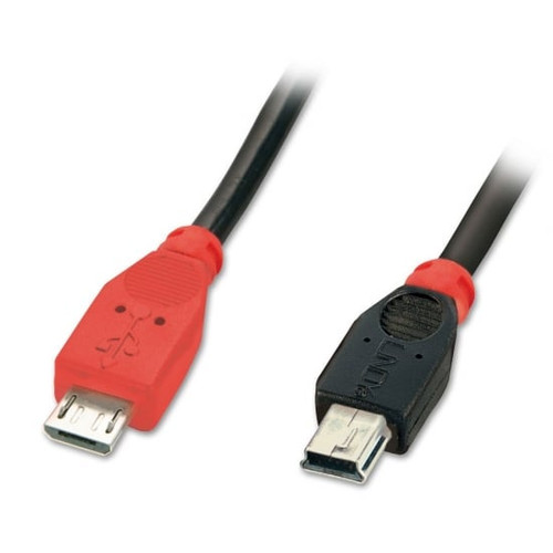 0.5m USB 2.0 Type Micro-B to Mini-B OTG Cable