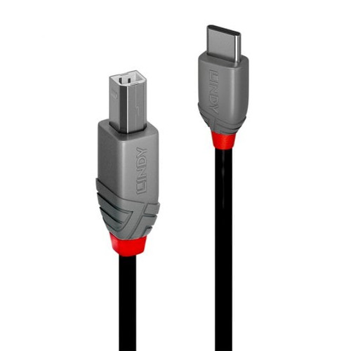 1m USB 2.0 Type C to B Cable, Anthra Line 1m USB 2.0 Type C to B Cable, Anthra Line