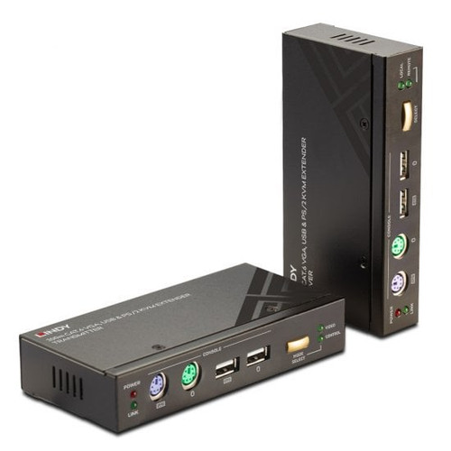 300m CAT5 KVM Extender Combo, USB and VGA