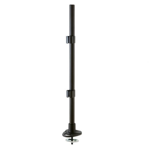 700mm Pole with Desk Clamp and Cable Grommet, Black 700mm Pole with Desk Clamp and Cable Grommet, Black