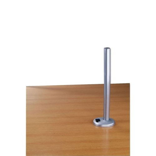 450mm Desk Grommet Clamp Pole, Silver 450mm Desk Grommet Clamp Pole, Silver