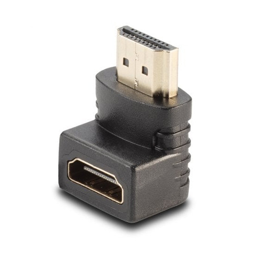 HDMI Female to HDMI Male 90 Degree Right Angle Adapter - Down