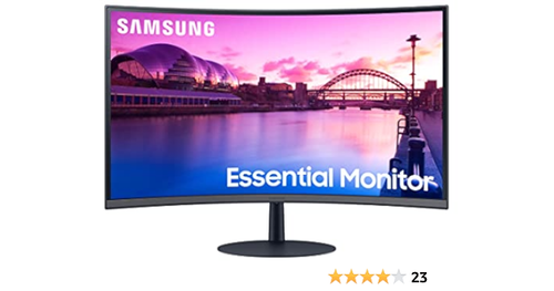 Samsung LS27C390EAUXXU Full HD 27" Curved Monitor - Black