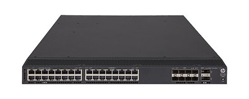 HPE Aruba Networking FlexFabric 5700-32XGT-8XG-2QSFP+ Managed L3 10G Ethernet (100/1000/10000) 1U Black