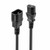 2m IEC Extension Cable, Black