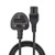 Lindy 2m Mains UK 3 Pin Plug to Hot Conditioned IEC C15 Power Cable  Kettle Lead