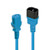 1m IEC C13 Extension Cable, Blue