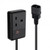 2m C14 Plug to UK 3-Pin Socket Power Cable