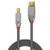 Lindy 0.5m USB 3.2 Type A to B Cable, 5Gbps, Cromo Line