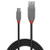 Lindy 0.2m USB 2.0 Type A to Micro-B Cable, Anthra Line