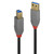Lindy 1m USB 3.2 Type A to B Cable, 5Gbps, Anthra Line