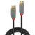 Lindy 0.5m USB 3.2 Type A Extension Cable, 5Gbps, Anthra Line