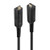 Lindy 30m Fibre Optic Hybrid Micro-HDMI 18G Cable with Detachable HDMI and DVI Connectors