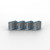 Lindy USB Port Blocker (without key) - Pack of 10, Colour Code: Blue