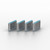 Lindy USB Type C Port Blocker Key - Pack of 4 Blockers, Blue
