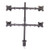 Lindy Quad Display Bracket with Pole and Desk Clamp