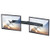 Lindy Dual Curved Arm Bracket, Black