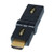 Lindy HDMI 360 Degree Adapter, HDMI Male to Female