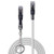 Lindy 10m Cat.6A S/FTP Locking Network Cable, Grey