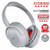 Lindy BNX-60 Wireless Active Noise Cancelling Headphones with aptX, Cool Grey