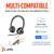 Poly Blackwire 8225 Stereo USB-C Headset + USB-C/A Adapter